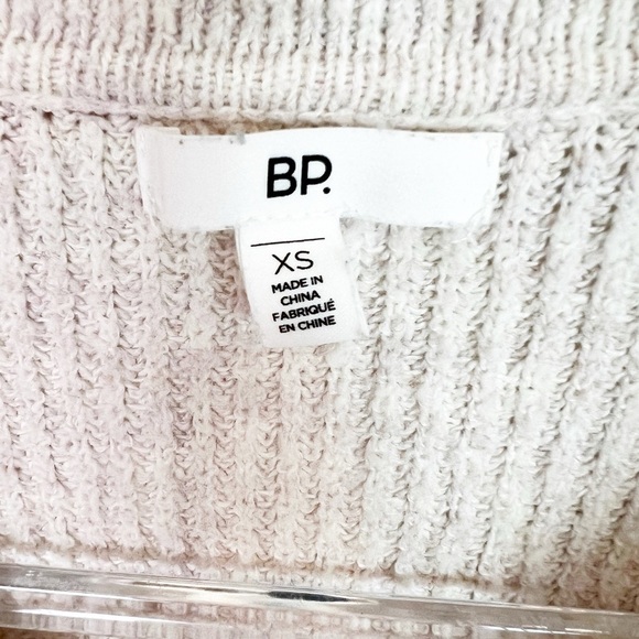 BP BRASS PLUM TAUPE RIBBED LONG SLEEVE PULLOVER SWEATER WOMENS SZ XS - Picture 3 of 6